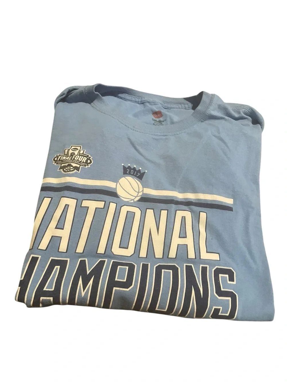 Light Blue "National Champions" Graphic Tee